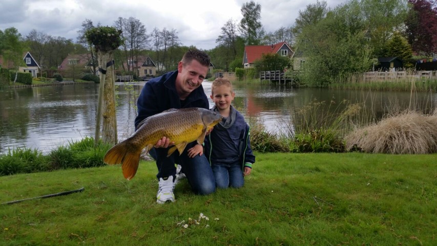 Veel huisjesparken hebben water met een goed visbestand