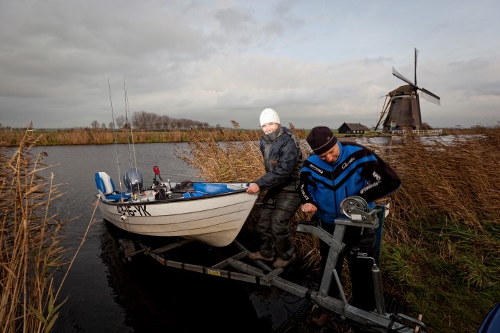 Trailering a boat