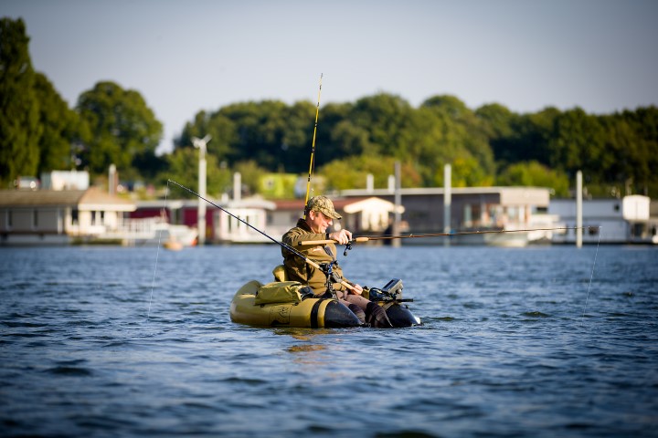 Bellyboatangeln in die Maasplassen