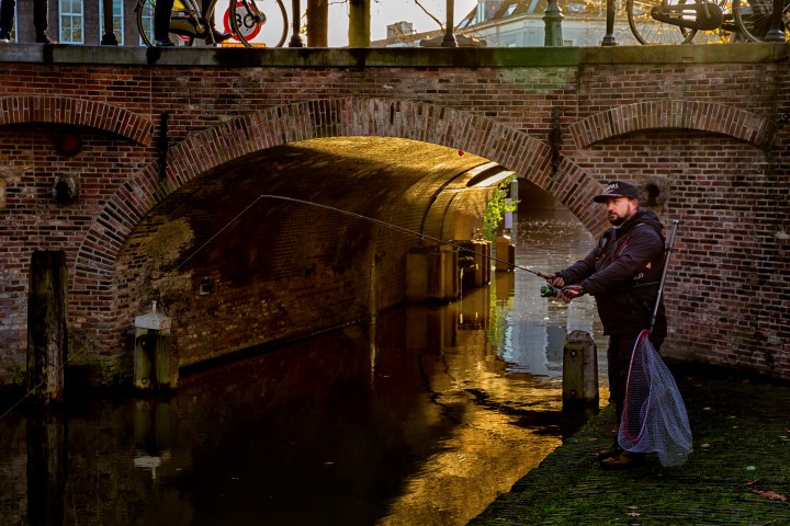 Streetfishing in Utrecht