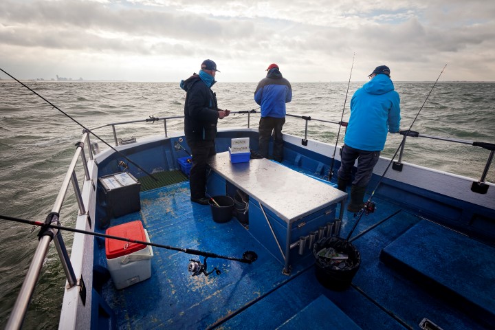 Zeevissen vanuit de boot